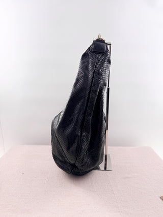 Gucci python large sienna hobo bag
