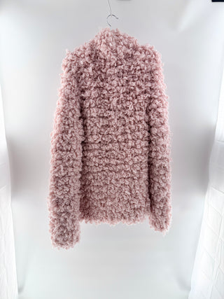 Dries Van Noten faux shearling oversized coat, M - overiszed