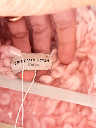 Dries Van Noten faux shearling oversized coat, M - overiszed