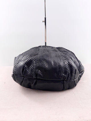 Gucci python large sienna hobo bag