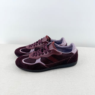 NWOT ALOHAS TB.490 Low Top Club Sneakers Burgundy Calf Hair Womne's Size 10-10.5