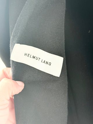 Helmut Lang Black hooded tailored blazer jacket, 8