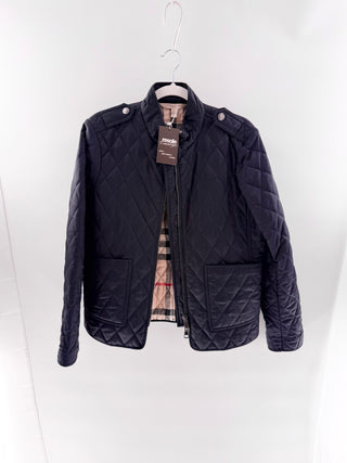 Burberry quilted nylon jacket with zipper, L
