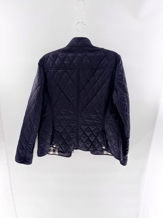 Burberry quilted nylon jacket with zipper, L