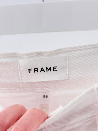 FRAME Le Palazzo Wide-Leg Denim Jeans, 25