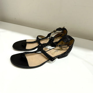 Valentino studded crystal sandals, 36