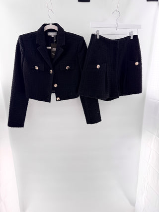 Karina Grimaldi Sophie Tweed Set, XS