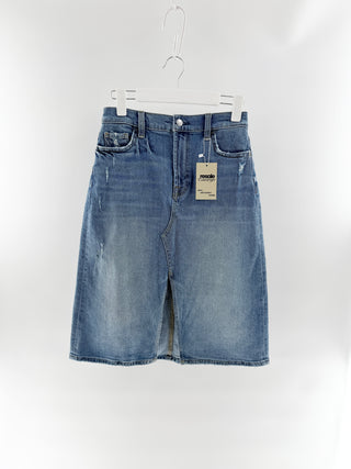 7 For All Mankind easy midi jean skirt, 27