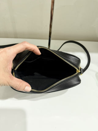 NWT Burberry Novacheck Leather Crossbody Camera Bag Beige/Black