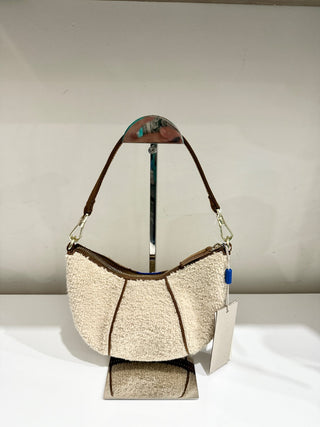 Rothy's small crescent teddy bag