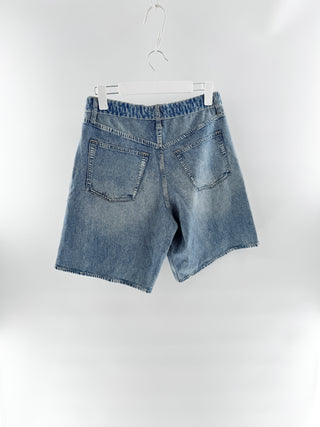 Rag & Bone miramar faux denim bermuda shorts, 27