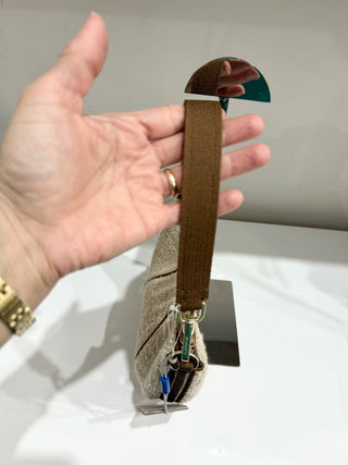 Rothy's small crescent teddy bag