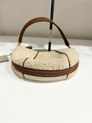 Rothy's small crescent teddy bag