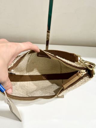 Rothy's small crescent teddy bag