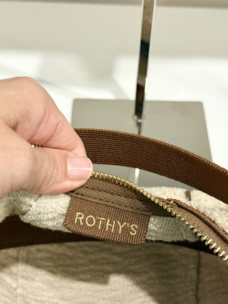 Rothy's small crescent teddy bag