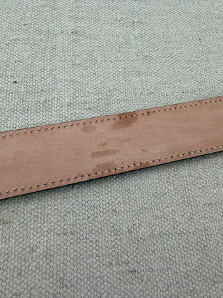 Khaite snake effect leather belt, 80