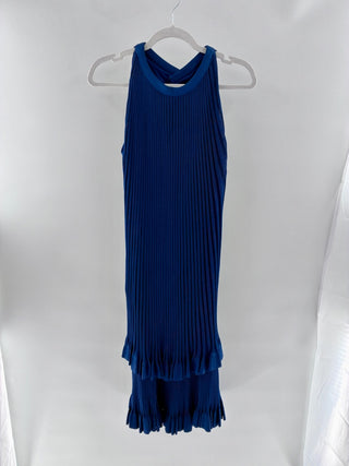 St. John couture knit midi dress sleeveless, 6