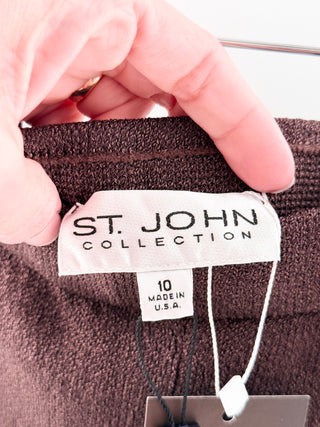 St. John wool blend soft knit pants, 10