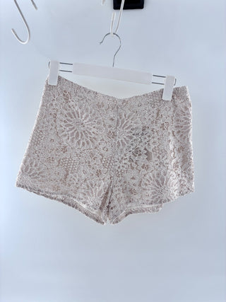 Alexis Lace cutout shorts, S