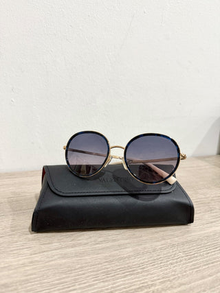 Valentino round metal sunglasses `VA 2051