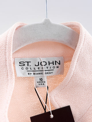 St. John wool blend knit blazer, 10
