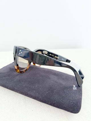 Celine oversized acetate ombre sunglasses 41090 S