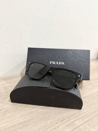 Prada black acetate sunglasses SPR A17 - F