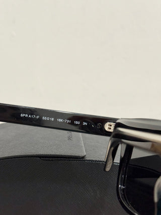 Prada black acetate sunglasses SPR A17 - F