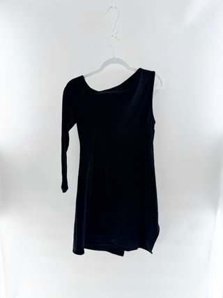 Versace Single Long Sleeve dress w/ hip zipper, 42 IT / US 6
