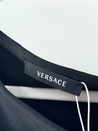 Versace Single Long Sleeve dress w/ hip zipper, 42 IT / US 6