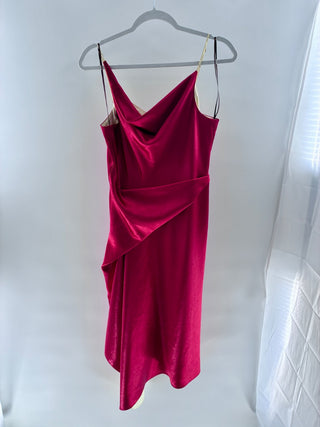 Sies Marjan Midi dress with cowl neck & draped waist, 6