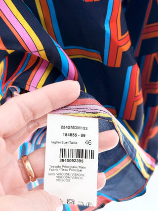 MSGM Multicolor Milano top, 46 IT / US 10