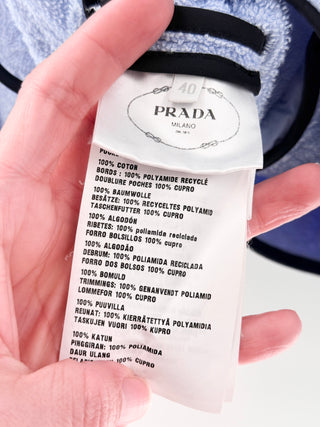Prada Terry Cloth Hooded Jacket, 40
