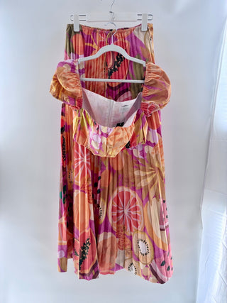 By Nicola Crop top & Maxi skirt with fruit print, 8