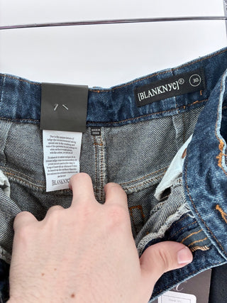 Blank NYC 2 tone barrel jeans, 30
