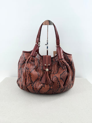 Gucci python Marrakesh hobo bag  large