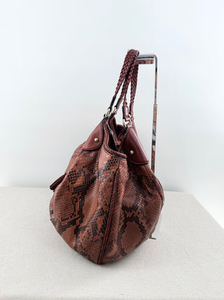Gucci python Marrakesh hobo bag  large