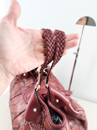 Gucci python Marrakesh hobo bag  large