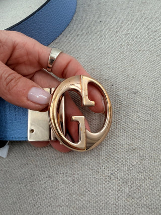 Gucci dollar calfskin 1973 reversible belt, 90/36