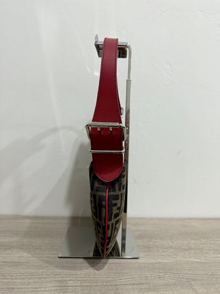 Fendi zucca oyster shoulder bag