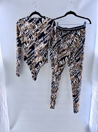 Versace jeans couture Graphic Matching Set Top and Leggings, Top IT 42 / Bottom