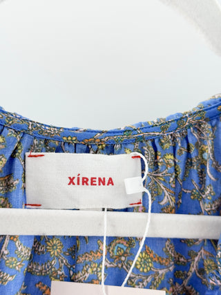 Xirena floral ruffle top, S