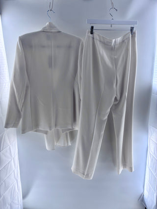 Lafayette 148 Two-Piece Ivory Suit, Top 8 / Bottom 8