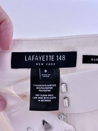 Lafayette 148 Two-Piece Ivory Suit, Top 8 / Bottom 8