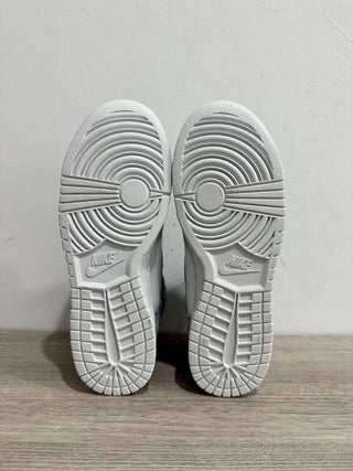 Nike Dunk High Retro Leather High Top Sneakers White/Mint Plaid Mens Size US 7.5