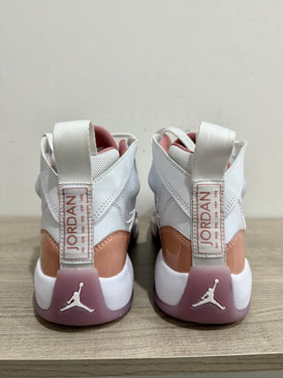 Nike Jordan Jumpman Two Trey Basketball Shoes Red Stardust/White/Sky J Mauve US 9