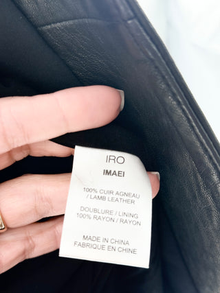 IRO lamb leather jacket, 36 FR / 4 US