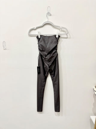 Koral gray shiny jumpsuit NWT, XS