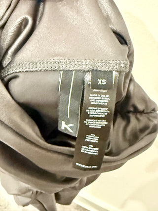 Koral gray shiny jumpsuit NWT, XS