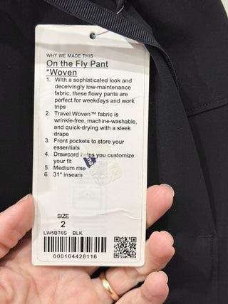 Lululemon on the fly pant woven, 2
